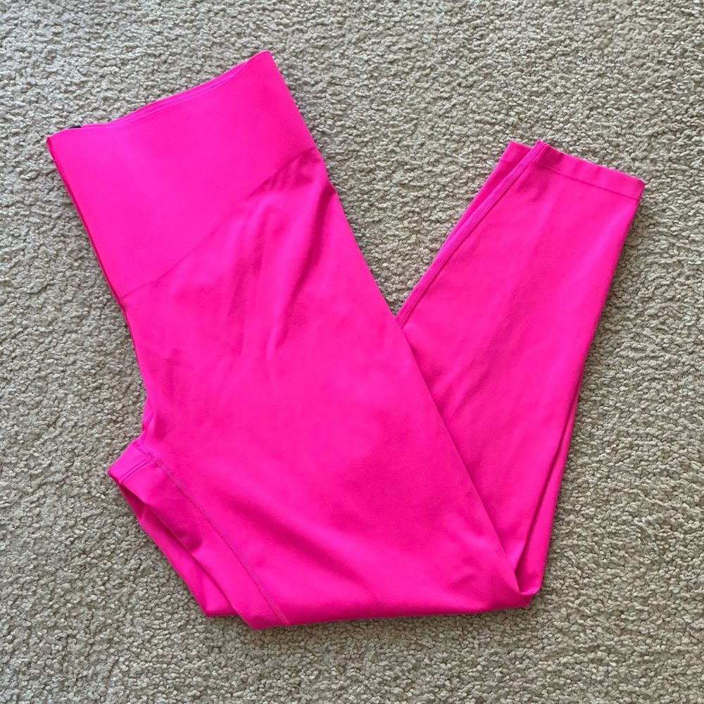 Savage x Fenty hot pink athletic leggings